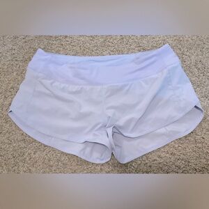 Lululemon speed-up shorts, size 10